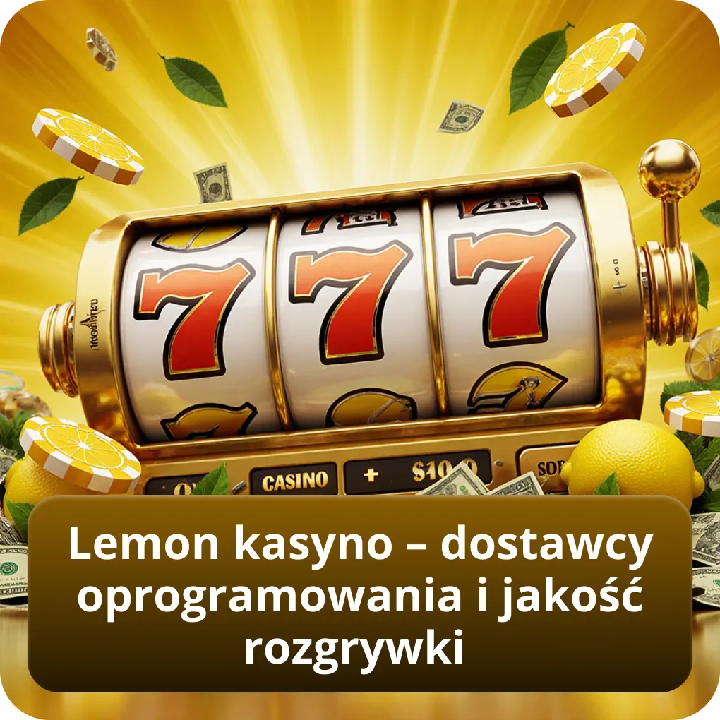 Lemon kasyno – dostawcy oprogramowania i jakość rozgrywki w lobby Lemon kasyno – dostawcy oprogramowania i jakość rozgrywki