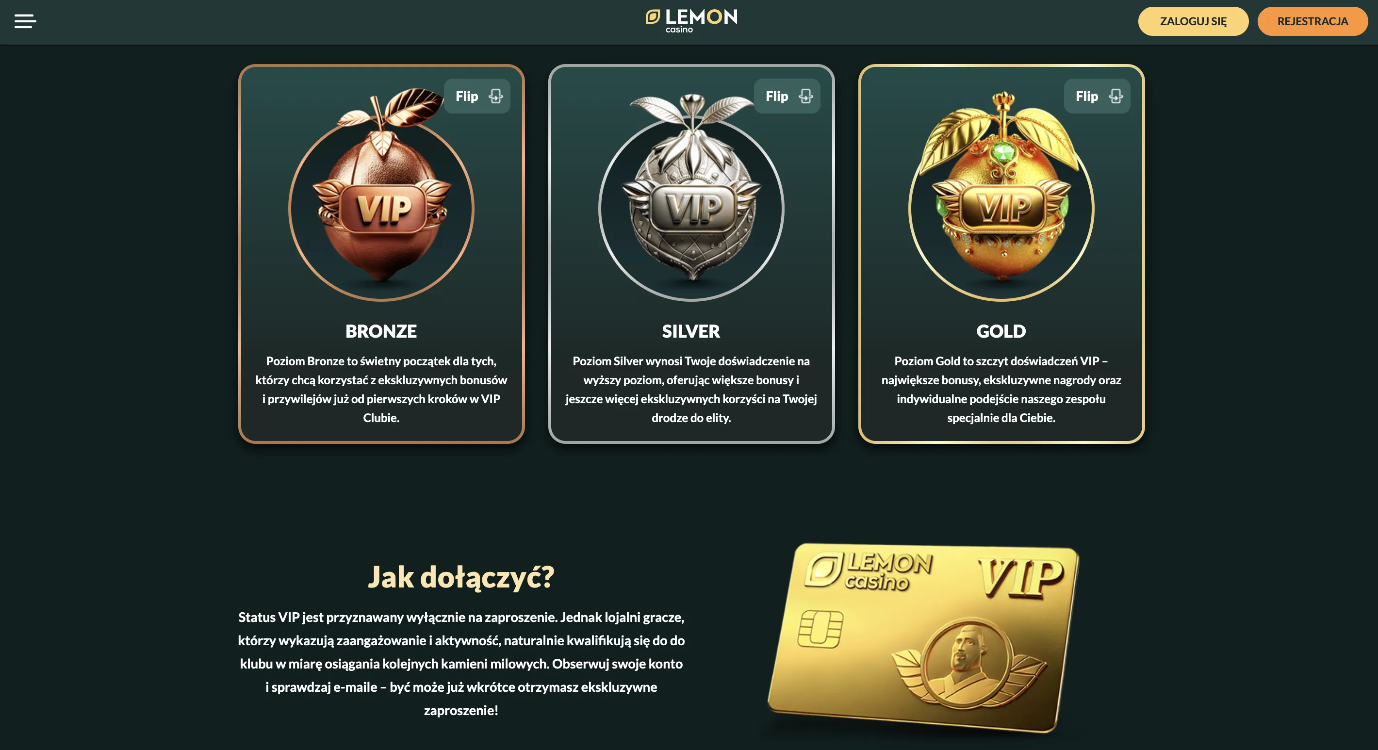 Lemon Casino program VIP – poziomy Bronze, Silver i Gold z przywilejami Lemon Casino program VIP – poziomy Bronze, Silver i Gold